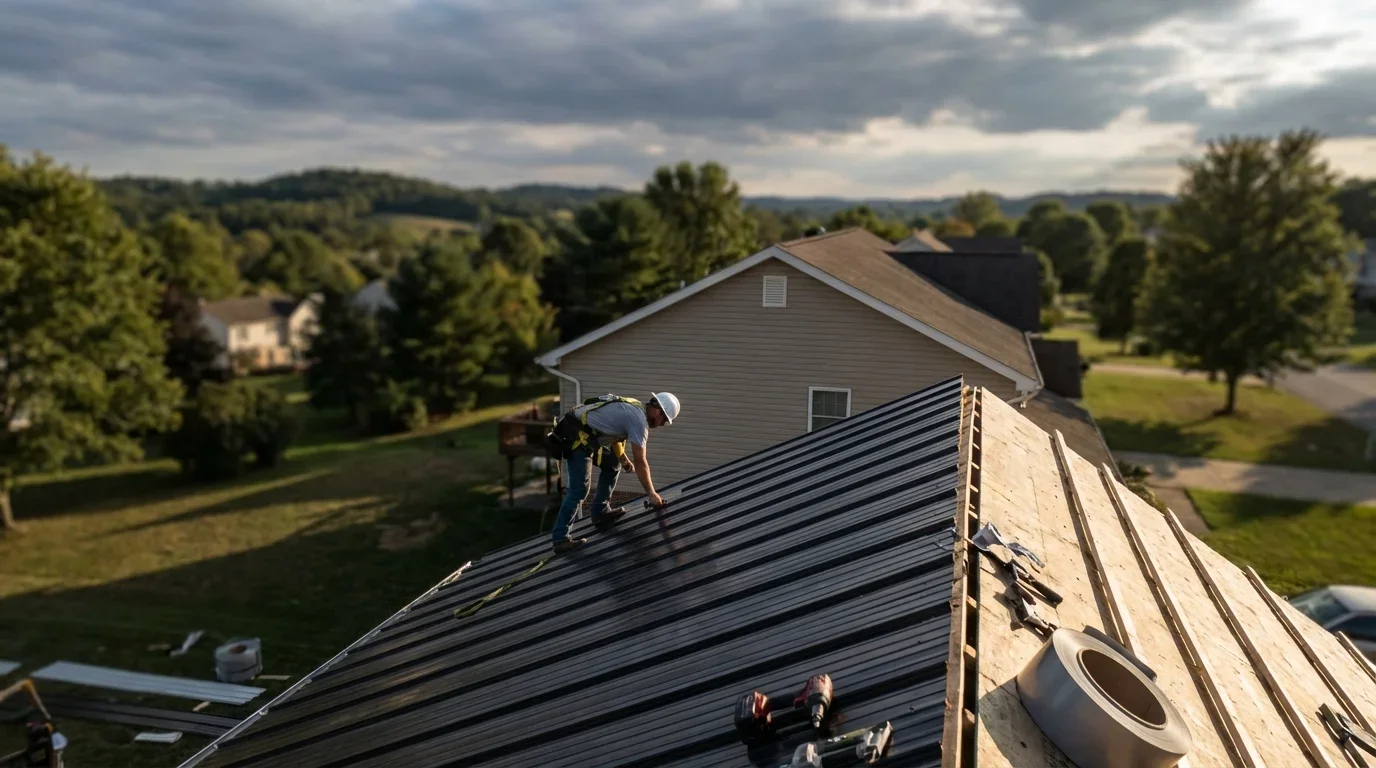 Metal Roofing project